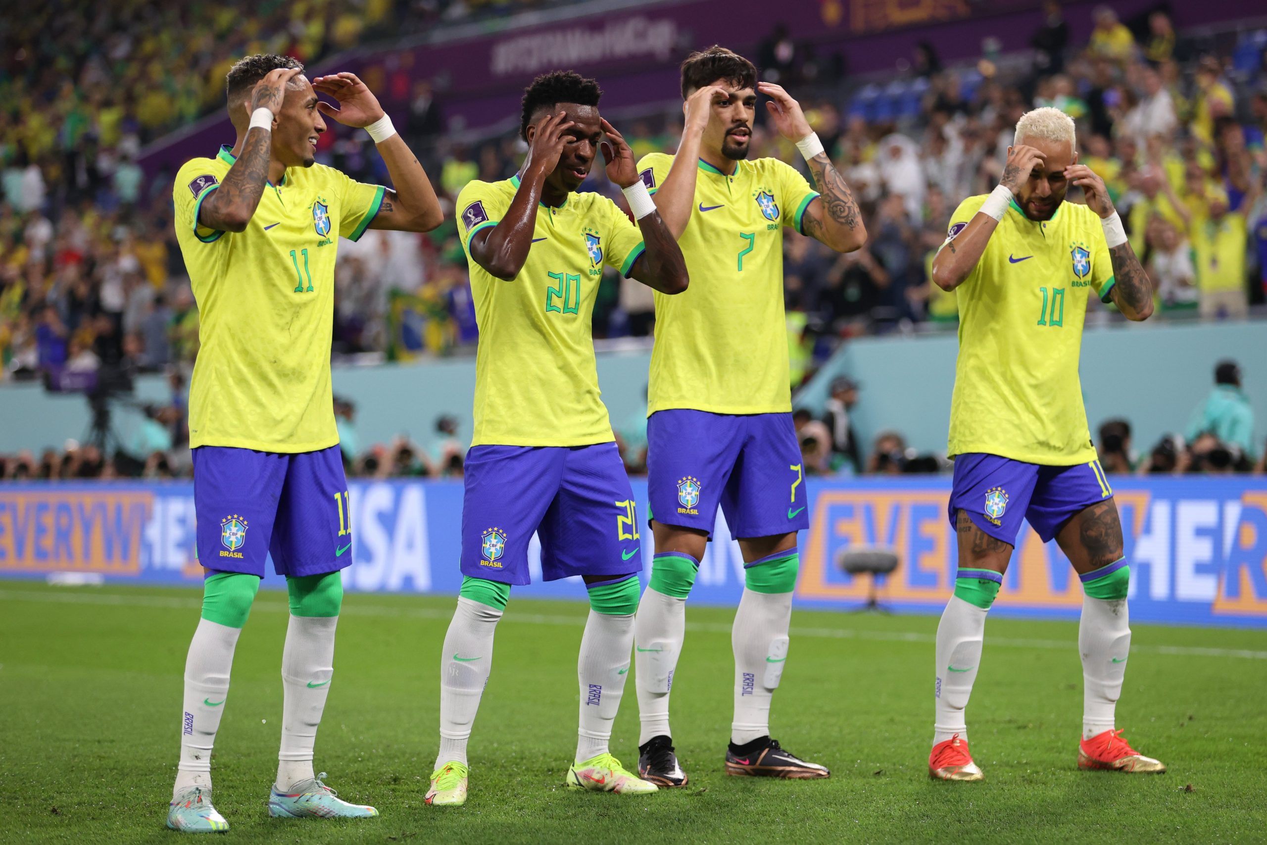 Brasil goleia a Coreia do Sul por 4 a 1 e enfrentará a Croácia nas quartas  de final da Copa do Mundo, jogo online brasil e coreia 