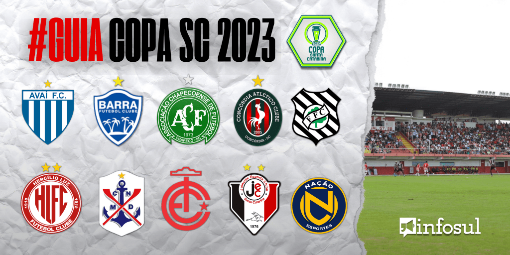 Guia do Campeonato Catarinense 2023: conheça os 12 clubes que disputam o  título estadual