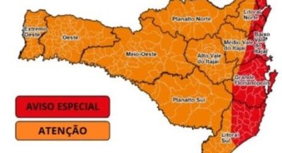 Amurel aulas são suspensas nesta terça-feira, 9 de dezembro, devido ao risco de temporais